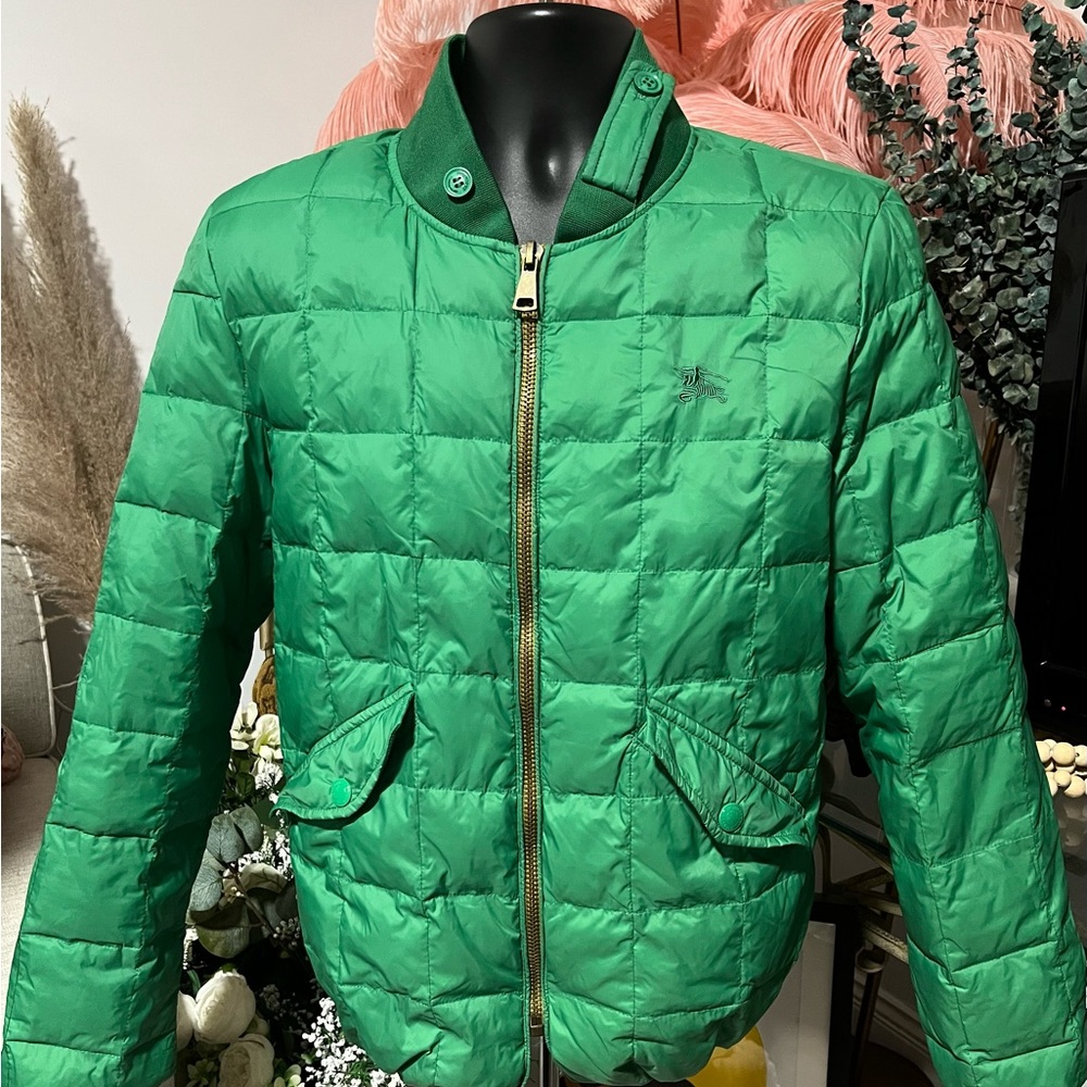 Green Quilted Men's Jacket